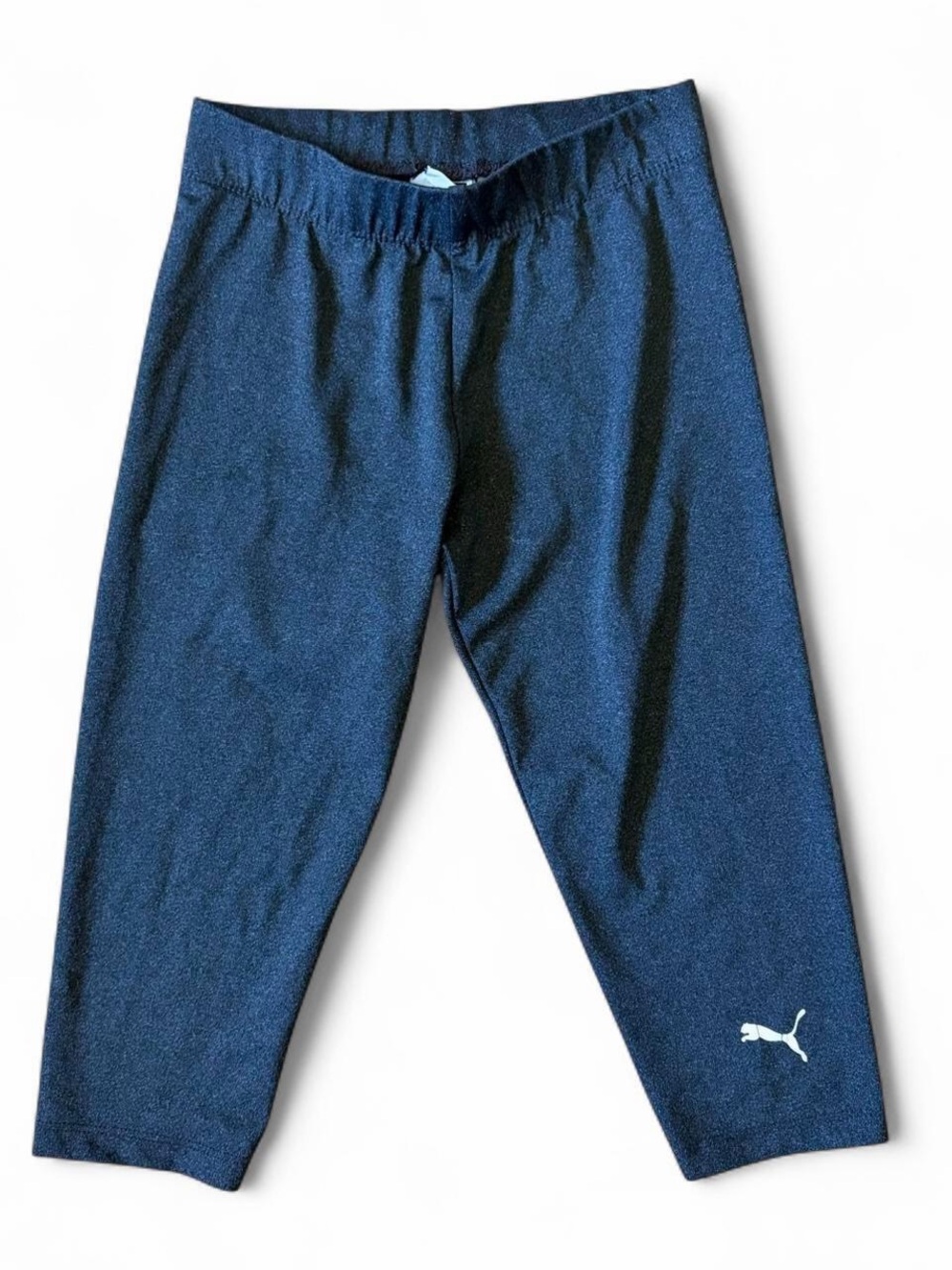PUMA grey Cropped cute Athletic Leggings for girls Sz 6